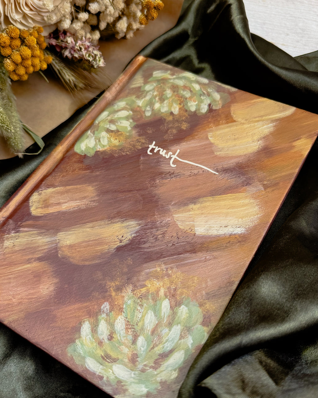 Trust Hand-Painted Journal
