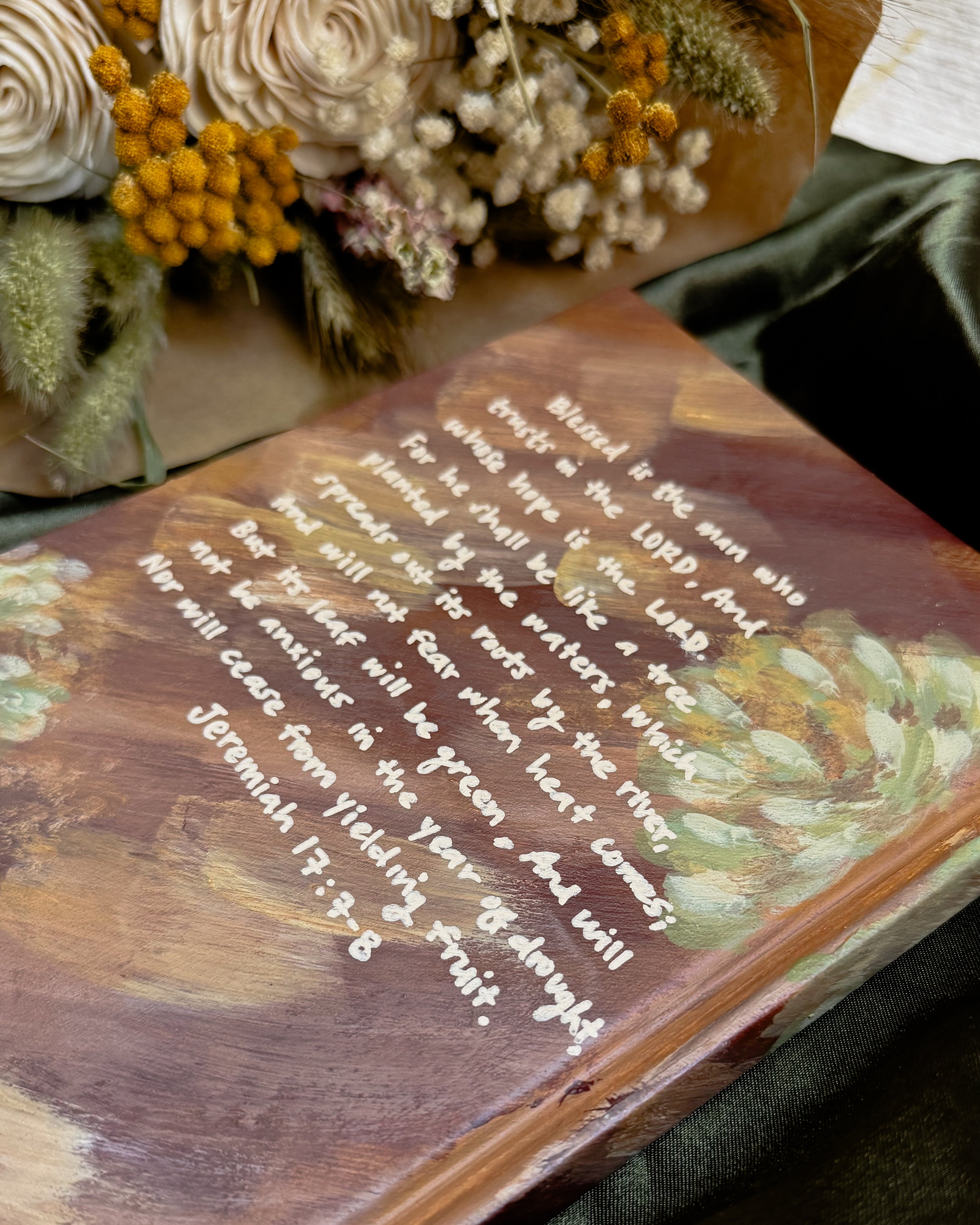 Trust Hand-Painted Journal